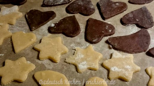 DDR Rezept ostdeutsche Plätzchen aus Mürbeteig